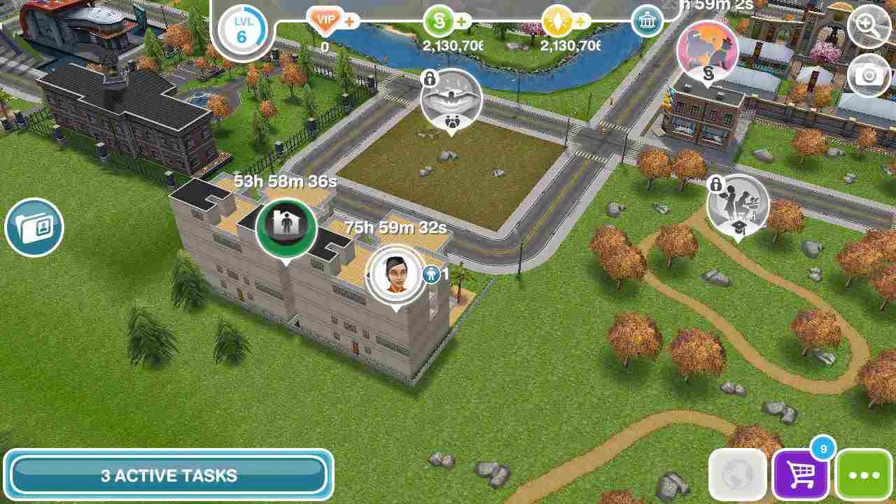 Ảnh 3 của Tải game The Sims FreePlay Mod APK 5.76.0 (Menu, Vô Hạn Tiền) Giao diện game The Sims FreePlay Mod