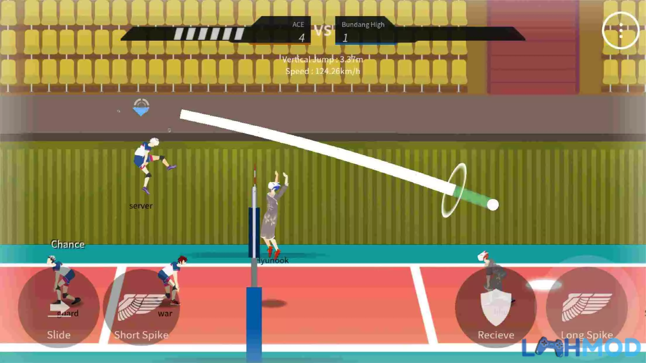 Ảnh 2 của Tải Hack The Spike Apk (MOD Full Cầu thủ, Vô hạn tiền) v6.3.353 Giao diện giới thiệu phiên bản mod của The Spike