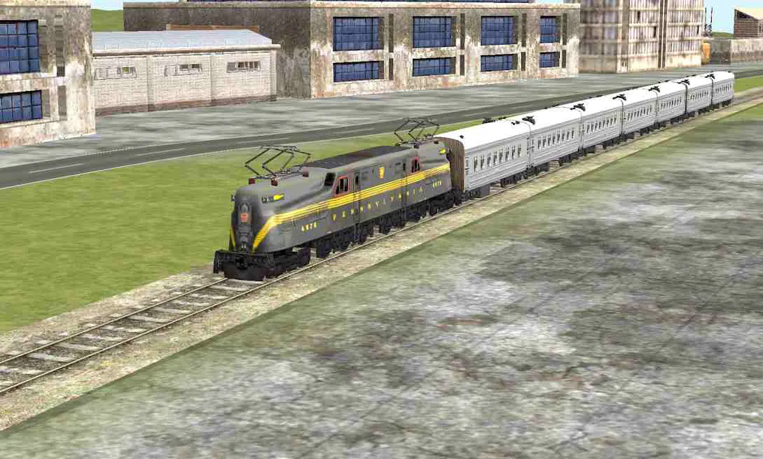 Ảnh 3 của Tải game Train Sim Pro Mod APK 4.3.5 (Mở Khoá Tất Cả) Cảnh tàu hỏa chạy qua thành phố trong Train Sim Pro Mod
