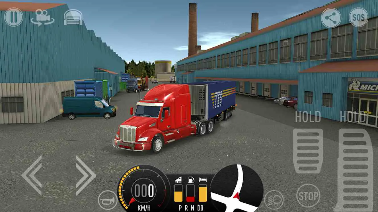 Ảnh 1 của Tải game Truck World Mod APK 1.237373 (Vô Hạn Tiền) Cảnh quan và đường xá trong Truck World Mod