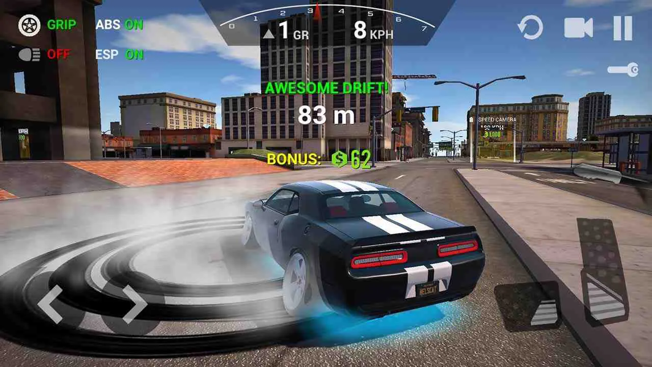 Ảnh 2 của Ultimate Car Driving Simulator Mod APK 7.9.16 (Menu, Vô Hạn Tiền) Khung cảnh rộng lớn của bản đồ mở trong Ultimate Car Driving Simulator Mod với nhiều địa hình
