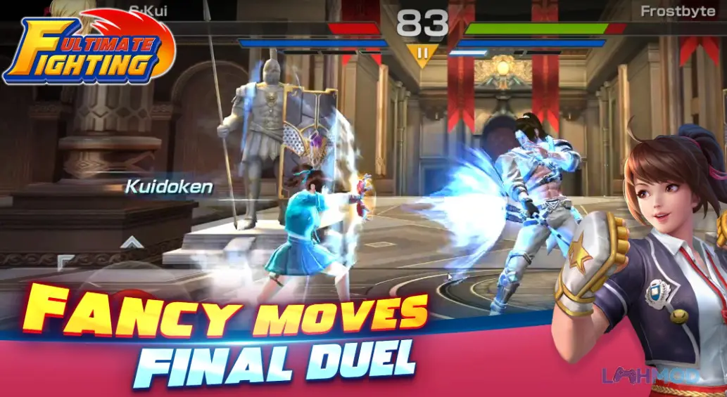 Ảnh 3 của Tải Ultimate Fighting Mod Apk 1.2.200328 (God Mode) cho Android iOs Màn hình chọn nhân vật trong Ultimate Fighting
