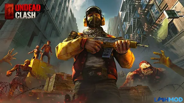 Ảnh 5 của Undead Clash: Zombie Games 3D Mod Apk 1.11.0 (Mod thần thánh) Giao diện cuối bài viết với các game zombie khác được đề xuất và nút tải xuống