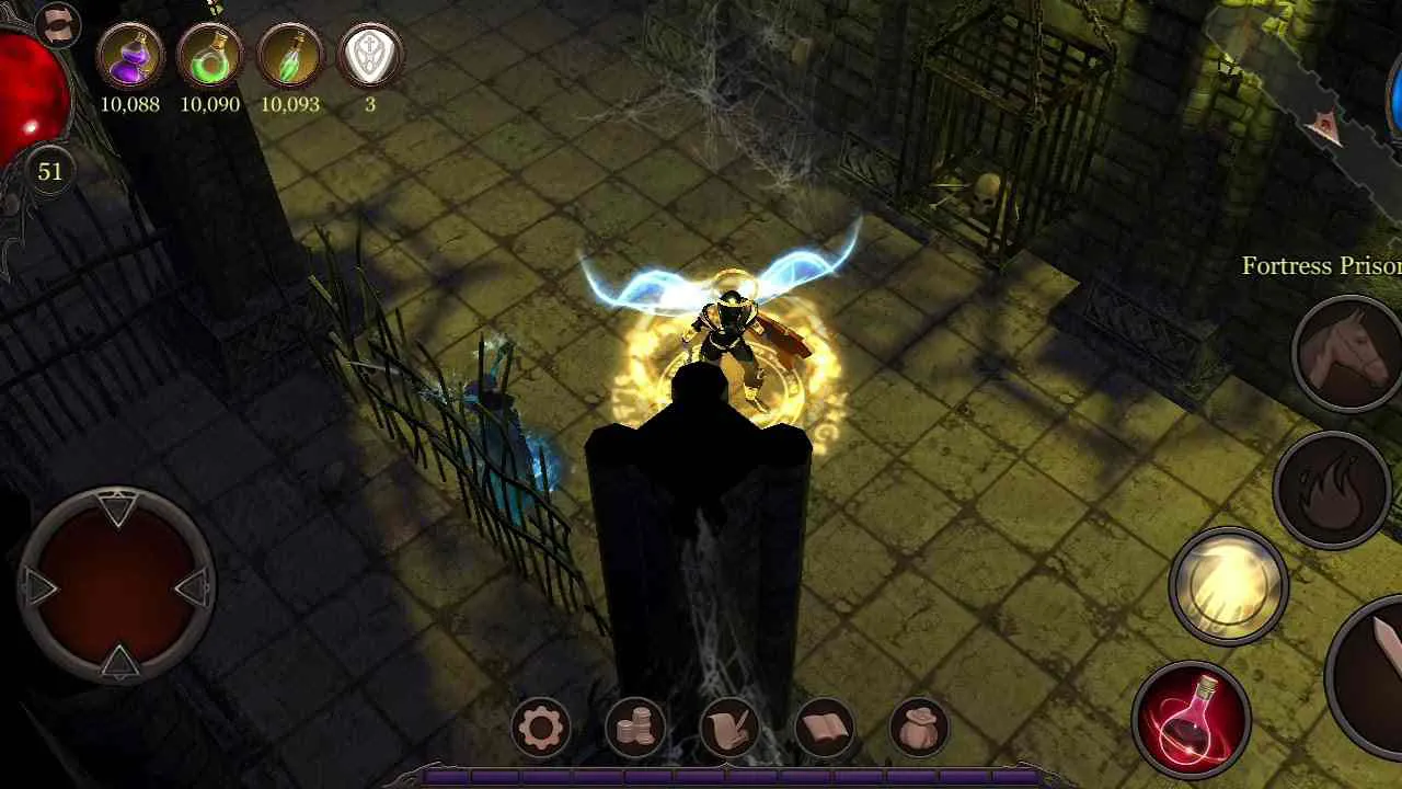 Ảnh 2 của Vengeance RPG Mod APK 1.3.6.1 (Menu, Vô Hạn Coins) Giao diện chiến đấu của Vengeance RPG Mod