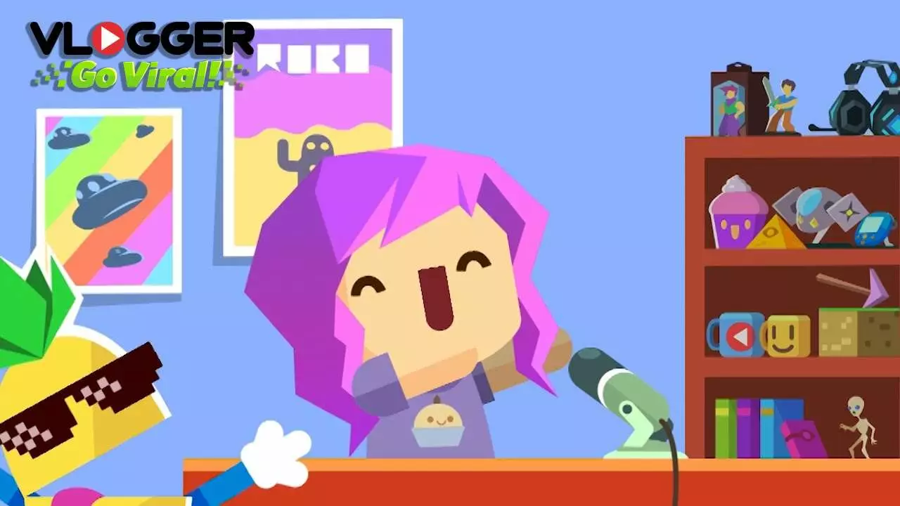 Ảnh 2 của Tải game Vlogger Go Viral Mod APK 2.43.19 (Menu, Vô Hạn Tiền) Người chơi tùy chỉnh studio trong Vlogger Go Viral Mod
