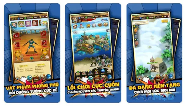 Ảnh 3 của Tải Vua Hải Tặc CMN Apk 23.0 cho Android iOs Giao diện chọn đội hình chiến thuật trong Vua Hải Tặc CMN