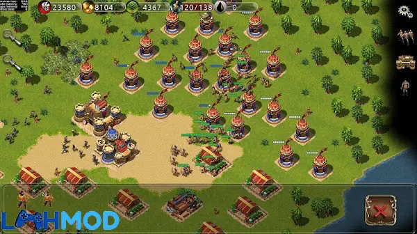 Ảnh 4 của Tải Warage MOD APK 0.146 (Đã mở khóa) cho Android iOS Giao diện chiến đấu Warage