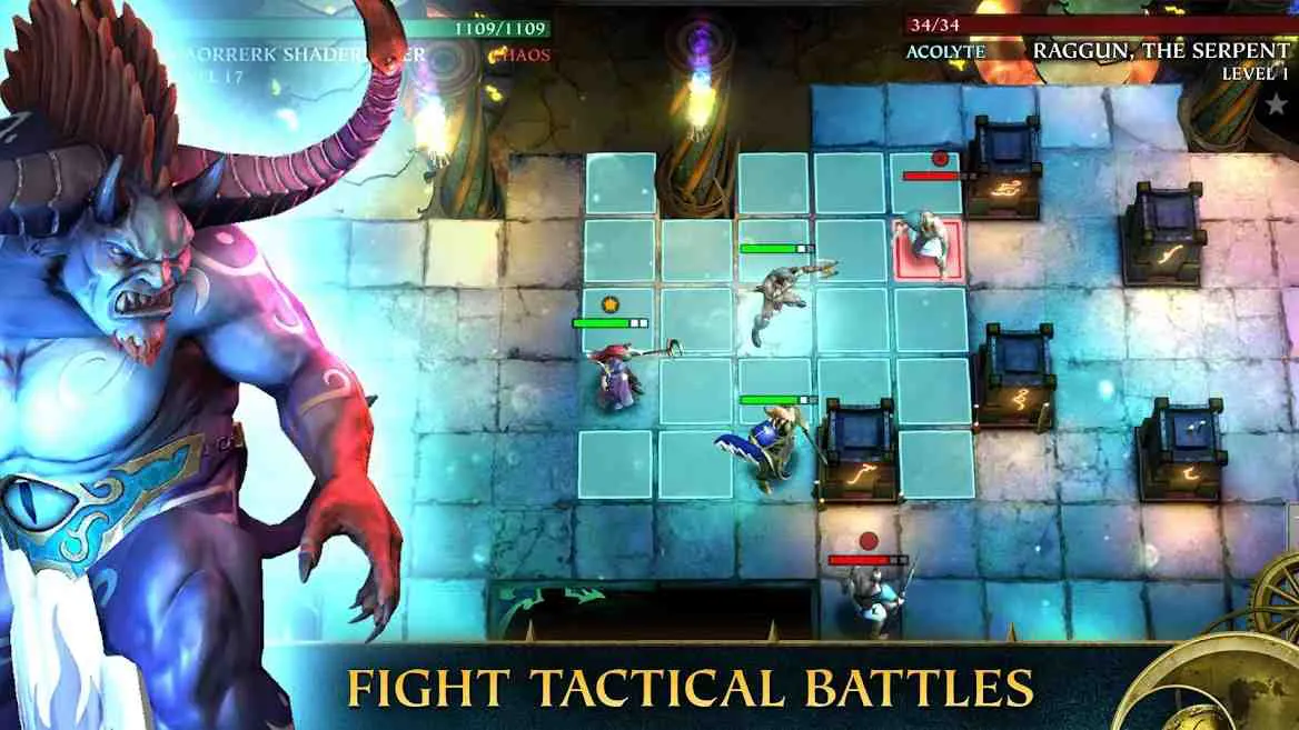 Ảnh 2 của Tải game Warhammer Quest Mod APK 1.6101 (Vô Hạn Tiền) Các chiến binh dũng mãnh sẵn sàng chiến đấu