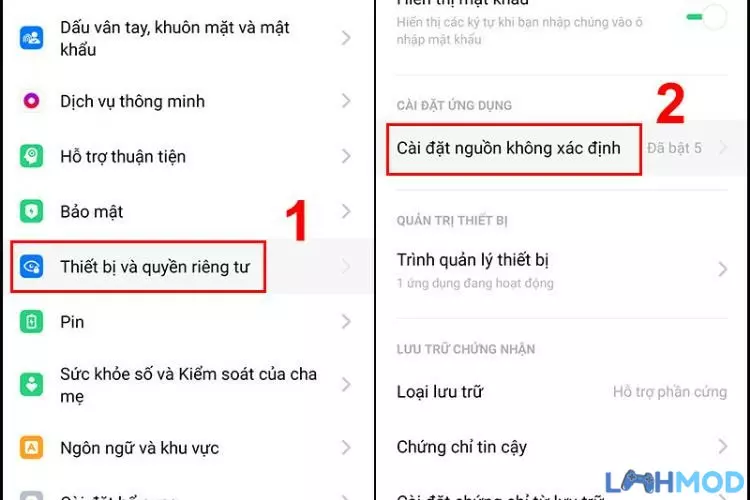 Ảnh 6 của Tải App Xem Phim Sex Xhamster Mới Nhất Cho Android Cho phép cài đặt ứng dụng không rõ nguồn gốc