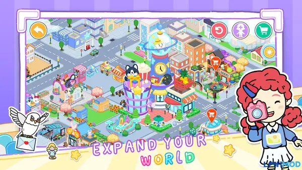 Ảnh 4 của YoYa: Busy Life World Mod Apk 3.3.1 (Mở khóa tất cả) Giao diện tương tác trong YoYa: Busy Life World