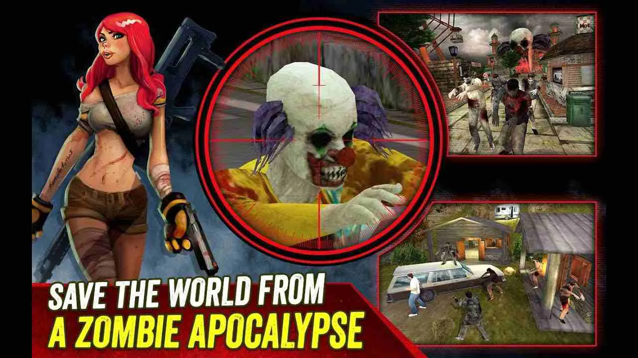 Ảnh 1 của Zombie Hunter Sniper Mod APK 3.0.41 (Menu, Vô Hạn Tiền) Zombie Hunter Sniper mod apk