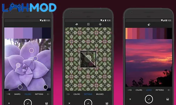 Ảnh 3 của Tải ứng dụng Adobe Capture APK 9.0.1 cho Android iOS Tính năng tạo họa tiết 3D trong Adobe Capture đang được sử dụng