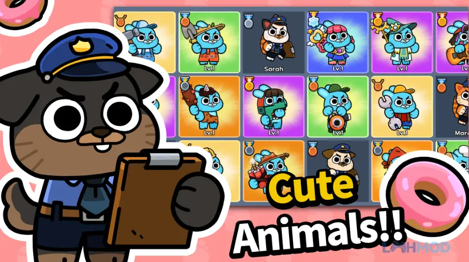 Ảnh 4 của Tải Bunny Village Idle Tycoon Apk 0.95 cho Android iOs Giao diện menu nâng cấp hoặc cửa hàng trong Bunny Village Idle Tycoon