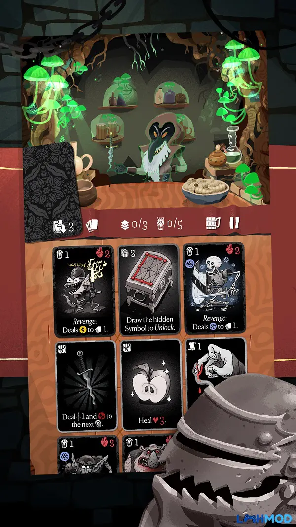 Ảnh 3 của Card Crawl Adventure Mod Apk 134 (Mod mọi nội dung) Màn hình kết quả sau một vòng chơi trong Card Crawl Adventure