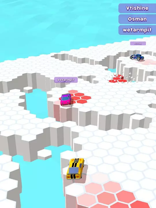 Ảnh 3 của Cars Arena: Fast Race 3D Mod APK 1.51 (Menu, Vô Hạn Tiền) Giao diện chọn xe trong Cars Arena: Fast Race 3D, với nhiều mẫu xe đồ chơi màu sắc
