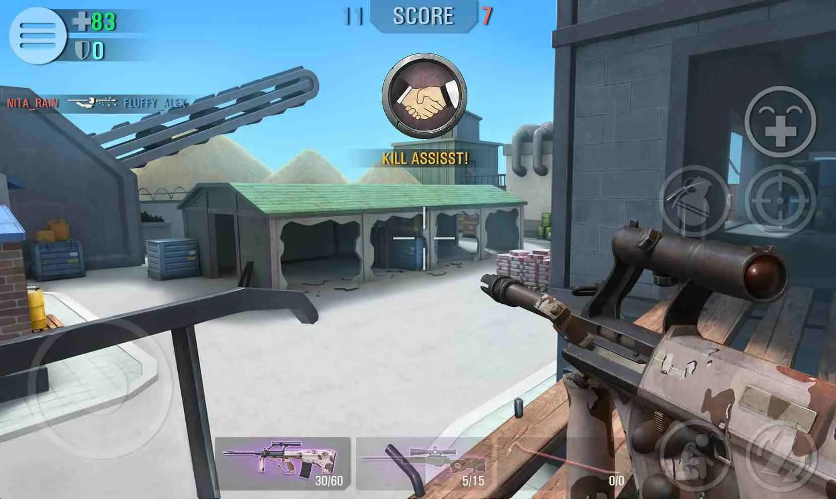 Ảnh 4 của Tải game Crime Revolt Online Mod APK 2.18 (Tự ngắm chuẩn/Hack Radar/Không giật) Cảnh chiến trường rộng lớn và đa dạng trong Crime Revolt Online