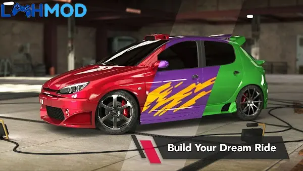 Ảnh 4 của Tải trò chơi CutOff MOD APK 1.9.2 (Vô hạn tiền) cho Android iOS Hình ảnh xe hơi trên đường đua trong CutOff MOD