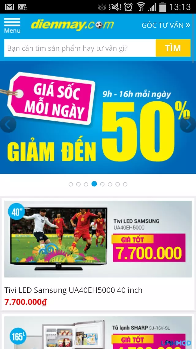 Ảnh 2 của Tải ứng dụng Dienmayxanh Apk 5.4 cho Android, IOS Giao diện tùy chỉnh trên màn hình điện thoại