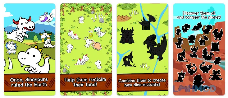 Ảnh 2 của Tải Dino Evolution Dinosaur Game Apk 1.0.20 cho Android iOs Tái sinh những loài khủng long khác nhau trong Dino Evolution