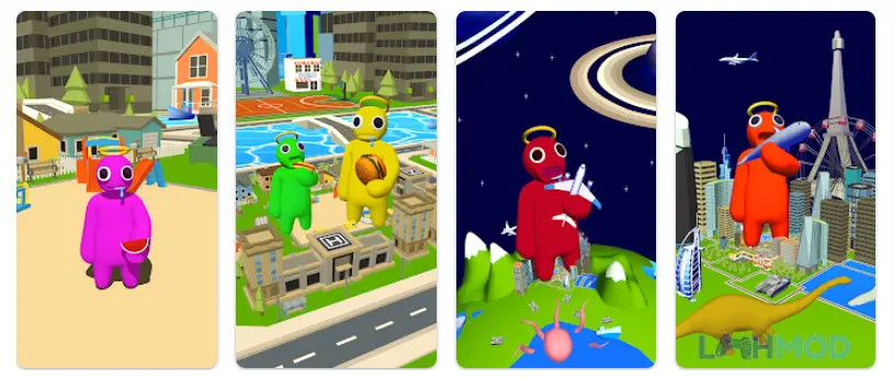Ảnh 2 của Tải Eating Hero Mod Apk 2.1.1 (Free phần thưởng) cho Android iOs Giao diện chơi game Eating Hero với nhiều loại thức ăn ngon