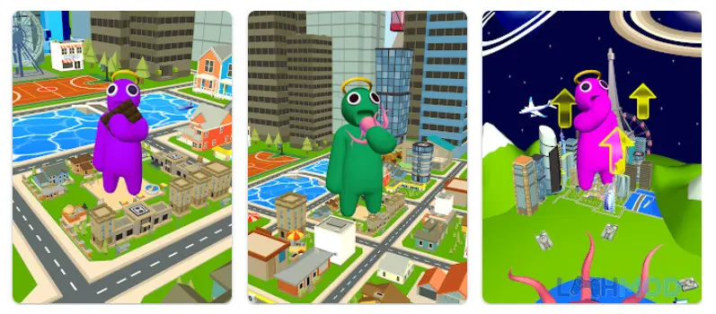 Ảnh 4 của Tải Eating Hero Mod Apk 2.1.1 (Free phần thưởng) cho Android iOs Các nhân vật đầy màu sắc trong game Eating Hero