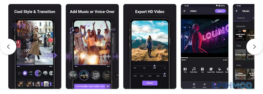 Ảnh 2 của Tải Filmigo Video Maker Mod Apk 5.6.7 (Mở Khóa VIP) cho Android iOs Bộ công cụ chỉnh sửa chuyên nghiệp trong Filmigo Video Maker