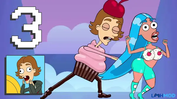 Ảnh 2 của Freaky Stan: Tricky Puzzle Fun Apk 1.0.8 Android, IOS Stan đang cố gắng giải cứu bạn gái trong một tình huống khó xử