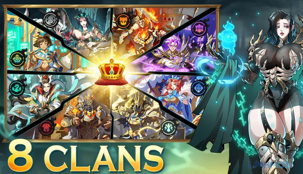 Ảnh 2 của Tải Gate of Ages Apk 1.0.33 cho Android iOs Giao diện chiến đấu trong Gate of Ages: Eon Strife