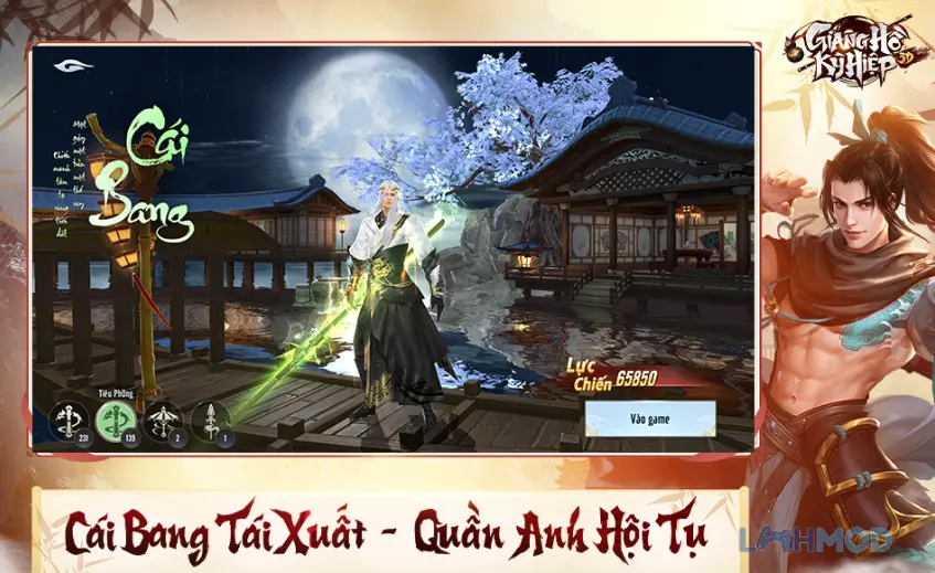 Ảnh 1 của Tải Giang Hồ Kỳ Hiệp 3D Apk 1.1.1 cho Android iOs Giao diện chọn môn phái trong Giang Hồ Kỳ Hiệp 3D