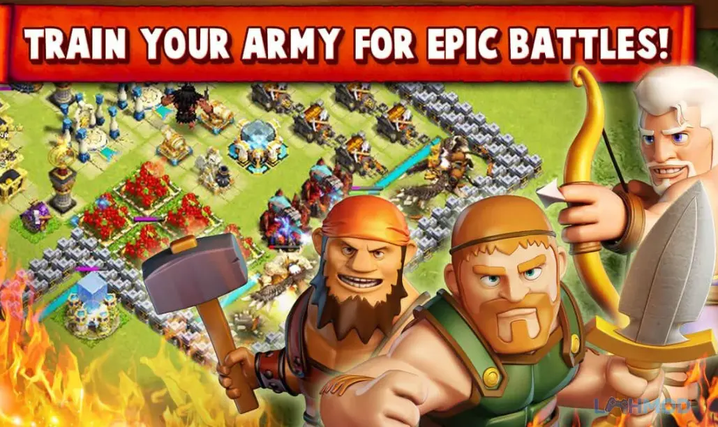 Ảnh 3 của Tải Hero Sky Epic Clash Apk 1.9.8 cho Android iOs Mô tả các đơn vị quân trong Hero Sky Epic Clash