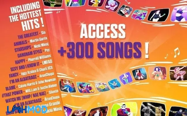 Ảnh 4 của Tải game Just Dance Now Mod Apk V8.3.0 (Vô hạn tiền, cao cấp) cho Android, IOS Màn hình trò chơi Just Dance Now hiển thị điểm số và người chơi