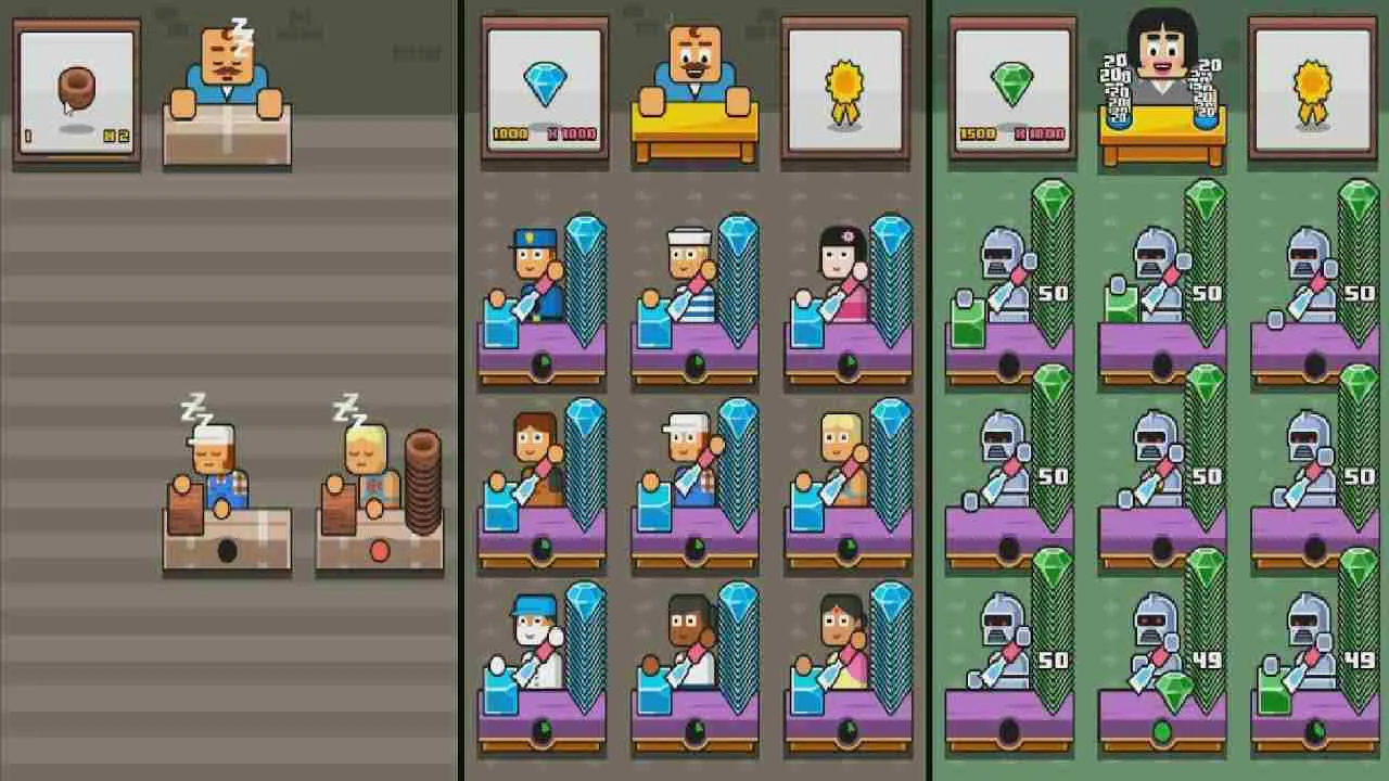 Ảnh 2 của Tải game Make More Mod APK 3.5.8 (Menu, Vô hạn tiền) Giao diện quản lý nhà máy trong Make More Mod