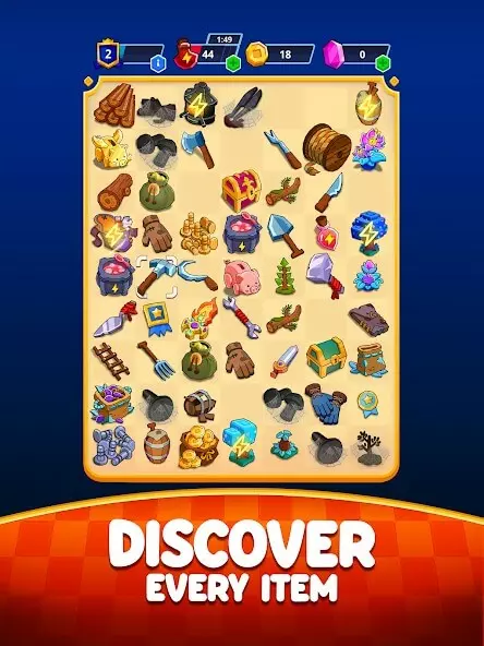Ảnh 4 của Medieval Merge Mod APK 1.38.1 (Vô hạn tiền) Toàn cảnh thế giới Medieval Merge với các công trình đã được khôi phục