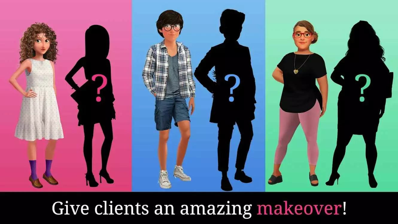 Ảnh 5 của Tải game My First Makeover Mod APK 2.2.0 (Menu, Vô Hạn Tiền) Giao diện giải đố Match-3 trong My First Makeover Mod
