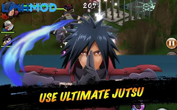 Ảnh 4 của NARUTO X BORUTO NINJA VOLTAGE MOD APK v11.8.1 (Vô hạn tiền) Cảnh chiến đấu hoành tráng với hiệu ứng kỹ năng ấn tượng
