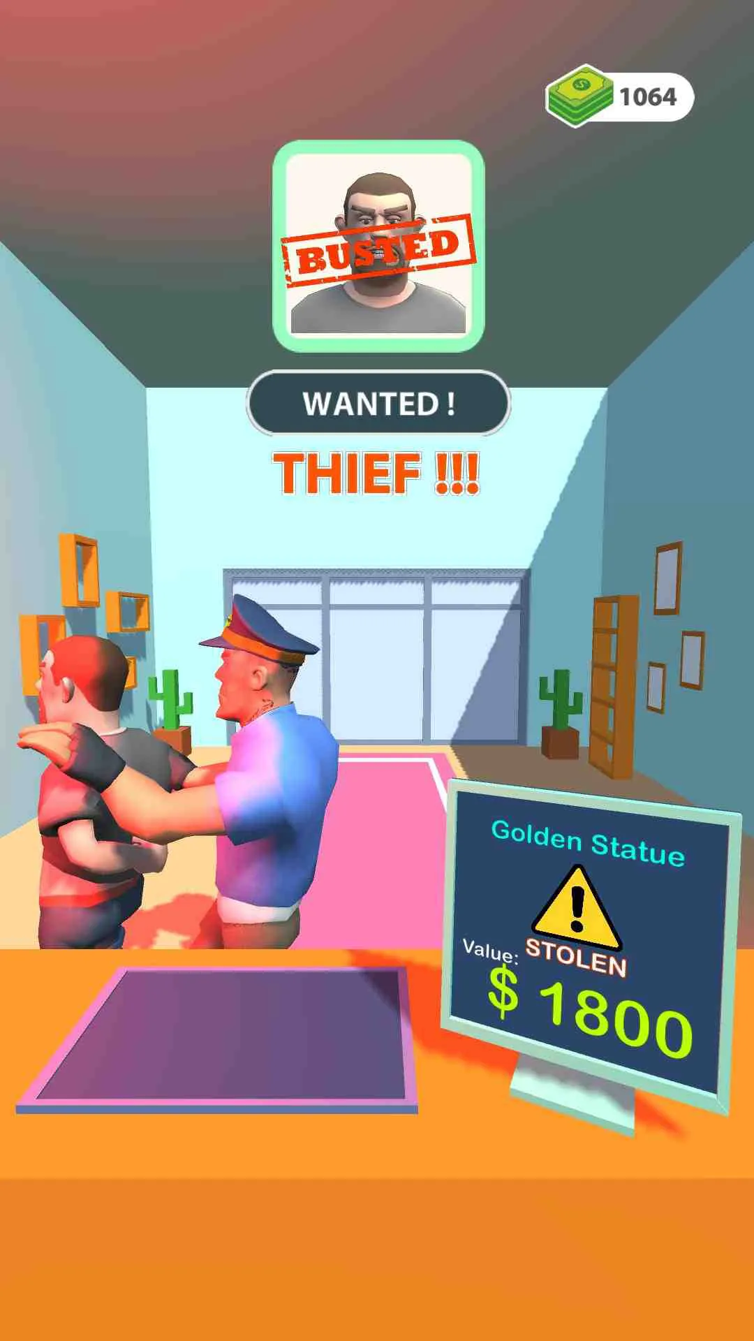 Ảnh 2 của Tải game Pawn Shop Master Mod APK 0.67 (Menu, Vô Hạn Tiền) Giao diện game Pawn Shop Master Mod với máy kiểm tra vật phẩm