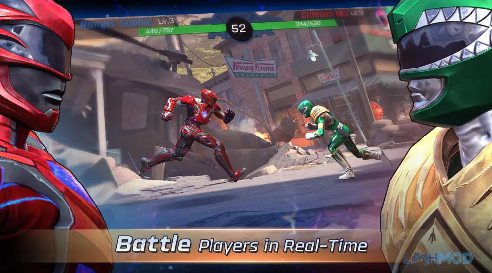 Ảnh 2 của Tải Power Rangers Legacy Wars Mod Apk 3.2.0 (Vô Hạn Tiền) cho Android iOs Chiến đấu PvP thời gian thực trong Power Rangers Legacy Wars