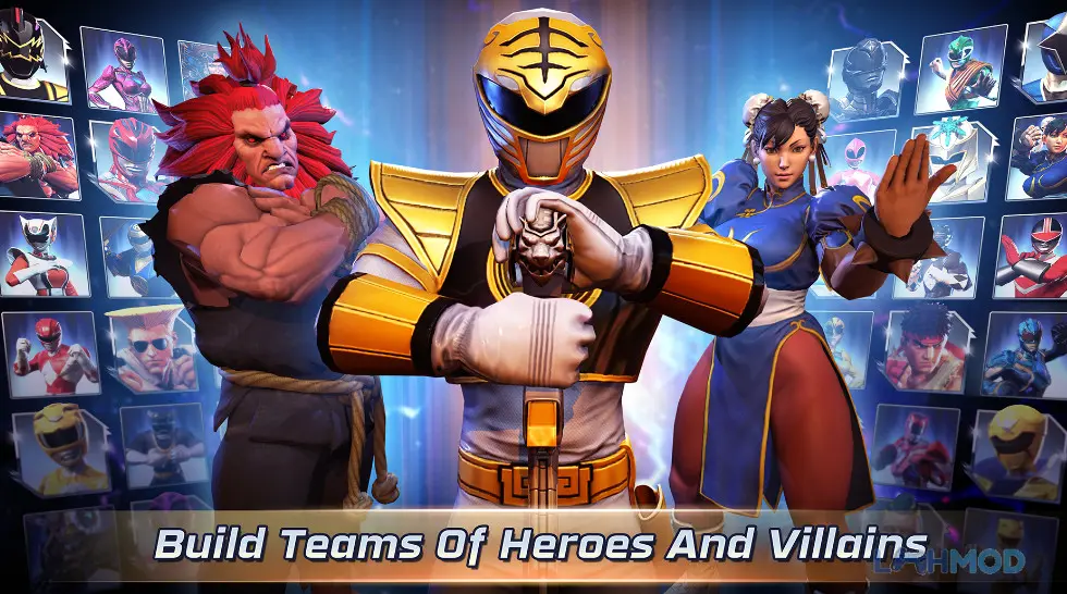 Ảnh 3 của Tải Power Rangers Legacy Wars Mod Apk 3.2.0 (Vô Hạn Tiền) cho Android iOs Megazord đối đầu trong Power Rangers Legacy Wars