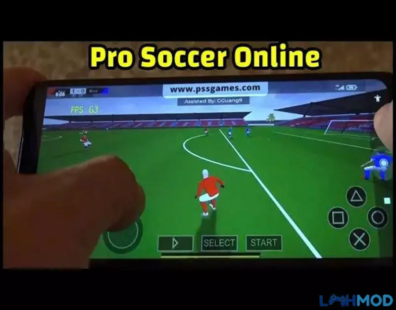 Ảnh 5 của Tải Pro Soccer Online APK v1.2 (Phiên Bản Mới Nhất) Màn hình chào mừng và hướng dẫn tải game của Pro Soccer Online APK