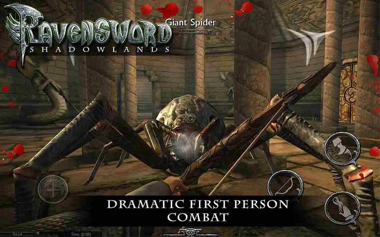 Ảnh 3 của Tải game Ravensword Mod APK 21 (Menu/Bất tử, vô hạn mana, tốc độ) Cận cảnh quái vật khổng lồ trong thế giới Ravensword