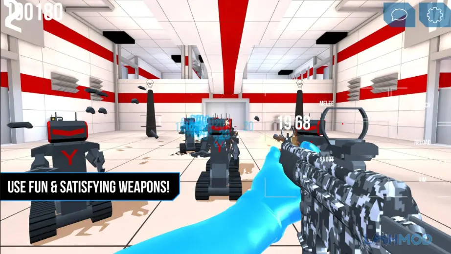 Ảnh 4 của ROBOTS COOP Mod Apk 1.3.0 (Bất tử/Vô hạn đạn) – LMHMOD Hình ảnh bản đồ rộng lớn trong ROBOTS COOP
