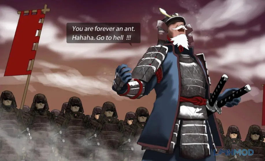 Ảnh 2 của Tải Samurai 3 Mod Apk 1.0.92 (Bất tử, onehit) cho Android iOs Cảnh chiến đấu trong Samurai 3 Mod