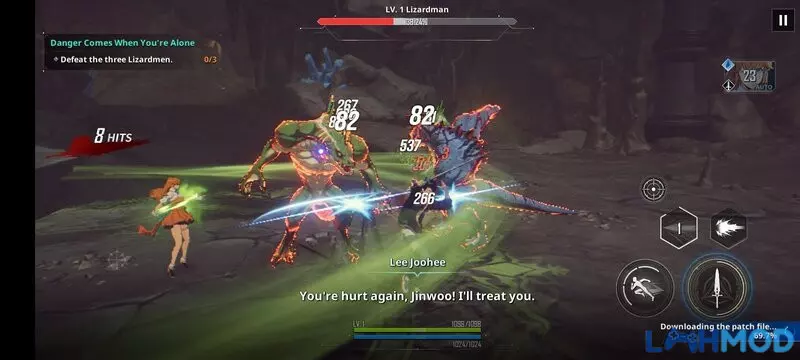 Ảnh 1 của Tải Game Solo Leveling: Arise Apk 1.1.66 Phiên Bản Mới Nhất Cảnh trong game Solo Leveling: ARISE thể hiện cốt truyện