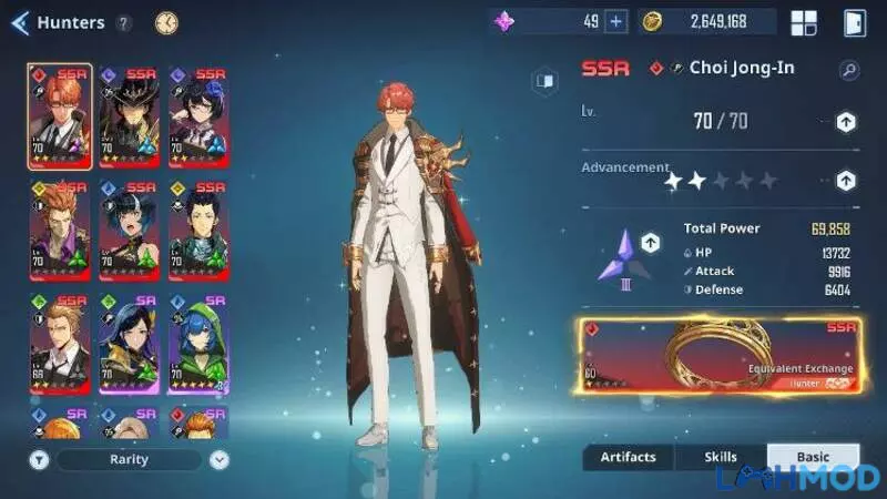 Ảnh 3 của Tải Game Solo Leveling: Arise Apk 1.1.66 Phiên Bản Mới Nhất Thiết kế nhân vật ấn tượng trong Solo Leveling: ARISE mod