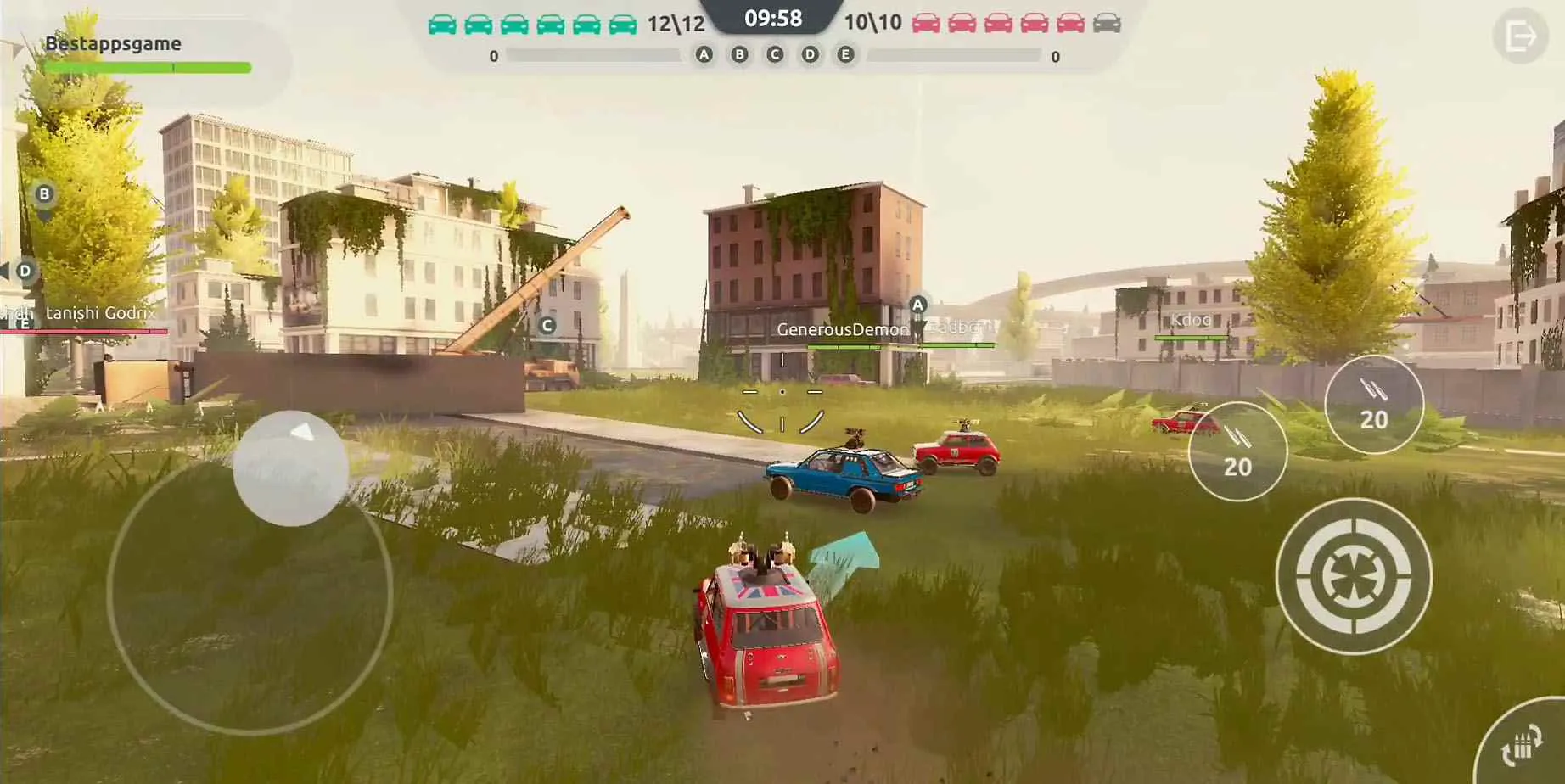 Ảnh 6 của Tải game Steel Rage MOD APK 0.181 (Menu, Vô Hạn Đạn) Một cảnh xe chiến đấu bốc cháy trong Steel Rage