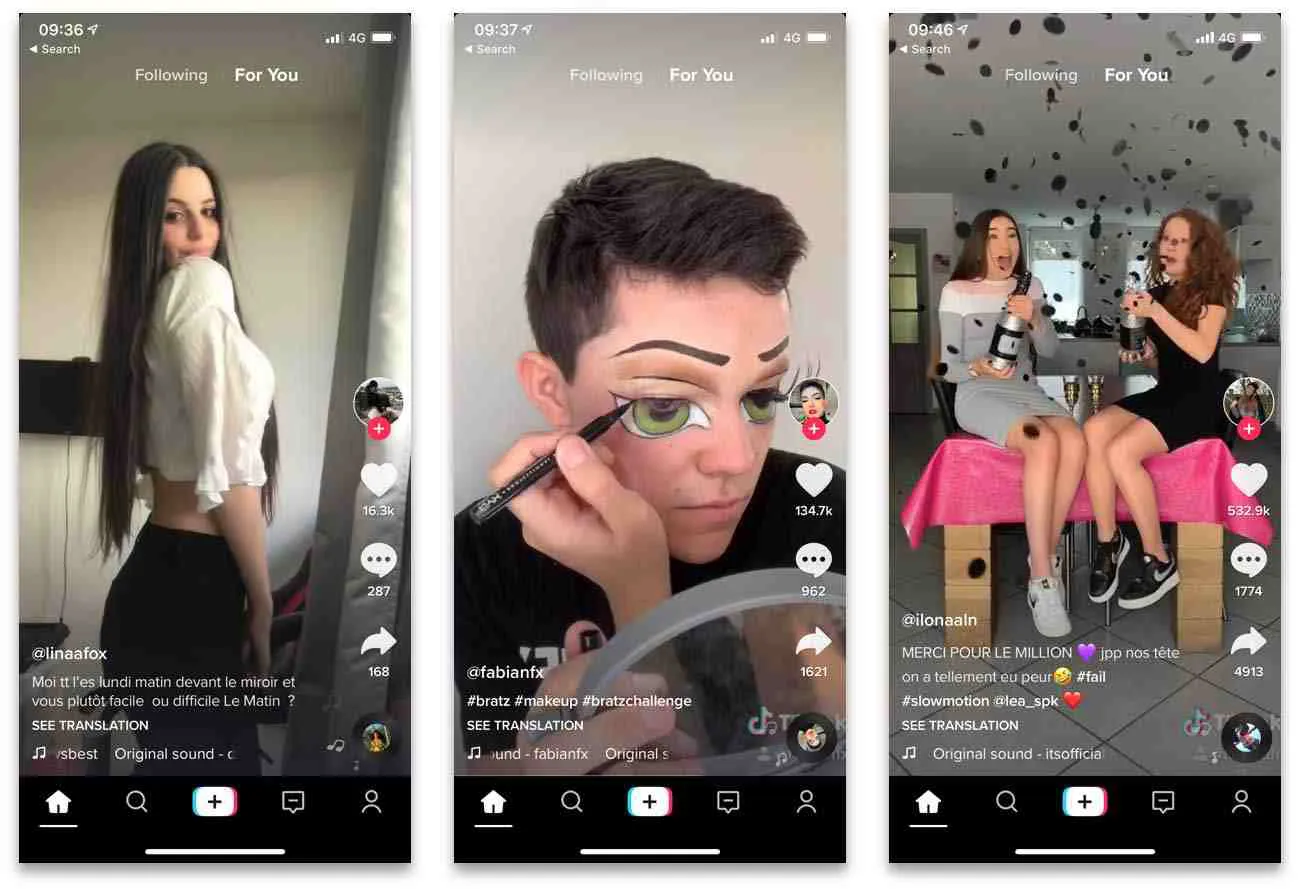 Ảnh 3 của Tải TikTok Mod Premium APK 29.5.4 (No Watermark, No ADS) Giao diện video của TikTok Mod với các nội dung xu hướng
