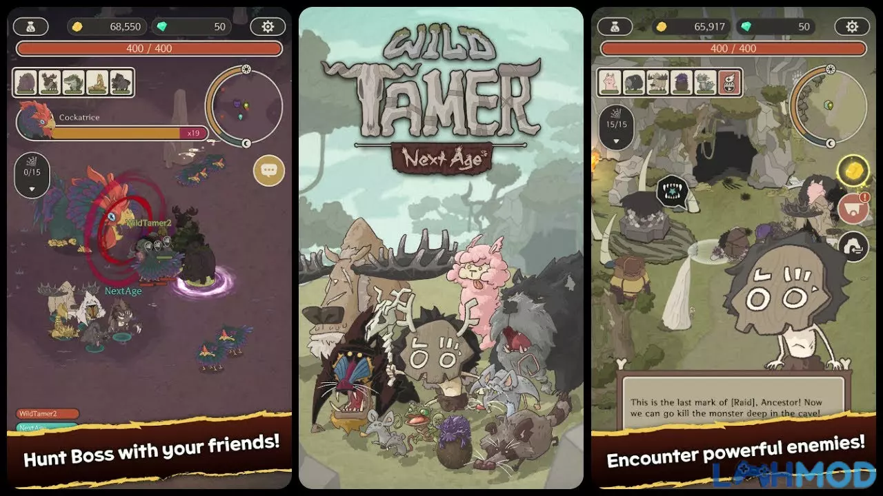Ảnh 3 của Tải Wild Tamer Hack V2.43 Phiên Bản Mod Mới Nhất Màn hình tải game Hack Wild Tamer hiển thị tiến trình