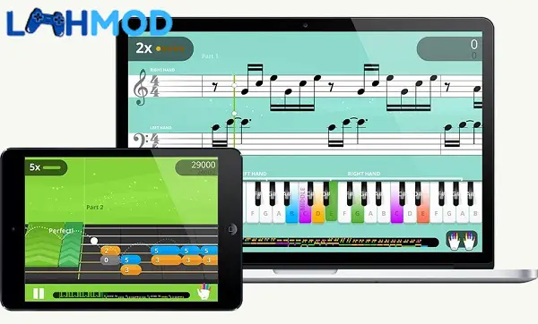 Ảnh 2 của Yousician MOD APK 4.62.0 (Mở khóa Premium) Android iOS Yousician với giao diện người dùng thân thiện