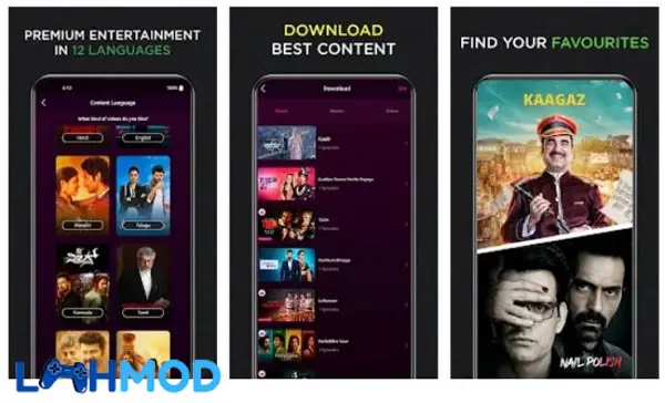 Ảnh 4 của ZEE5 MOD APK 38.5.1 (Mở khóa cao cấp) cho Android iOS Mô tả các tính năng chính của ứng dụng ZEE5